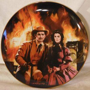 VTG "Burning of Atlanta" Collector GWTW Plate